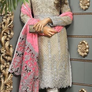 Asim Jofa Mysore Chiffon 3 piece suit Pakistani